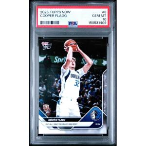 imageGraded 2025 Topps Now Cooper Flagg 6 Rookie RC Basketball Card PSA 10 Gem Mint