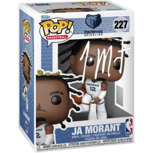 imageJa Morant 227 Association Edition Uniform Facsimile Signed Reprint Laser Autographed Funko POP Basketball Memphis Grizzlies Figurine