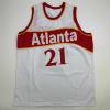 imageAutographedSigned Dominique Wilkins Atlanta White Basketball Jersey PSADNA COA