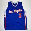 imageFacsimile Autographed Chris Paul Los Angeles LA Blue Reprint Laser Auto Basketball Jersey Size Mens XL