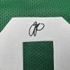 imageFacsimile Autographed Jayson Tatum Boston Green Reprint Laser Auto Basketball Jersey Size Mens XL