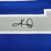 imageFacsimile Autographed Kyrie Irving Dallas Blue Reprint Laser Auto Basketball Jersey Size Mens XL