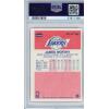 imageGraded 1986 Fleer James Worthy 131 Rookie RC Basketball Card PSA 8 NMMT