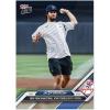 image2024 Topps Now Jalen Brunson 467 Tosses Out Yankees First Pitch Basketball Card