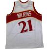 imageAutographedSigned Dominique Wilkins Atlanta White Basketball Jersey PSADNA COA