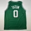 imageFacsimile Autographed Jayson Tatum Boston Green Reprint Laser Auto Basketball Jersey Size Mens XL