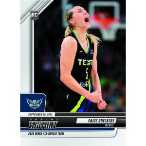 image2025 Panini Instant WNBA Paige Bueckers 308 2025 WNBA All Rookie Team Dallas Wings Rookie RC Basketball Card
