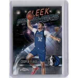 image202526 Topps Chrome SF21 Cooper Flagg Sleek Finishers Rookie RC Basketball Card