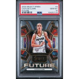 imageGraded 2024 Panini Select Caitlin Clark 4 Future Rookie RC Basketball Card PSA 10 Gem Mint