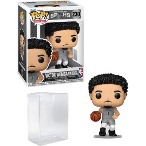 imageVictor Wembanyama 230 Statement Edition Jersey Funko POP Basketball San Antonio Spurs Figurine Bundle with HOFSM Protector Case