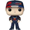 imageMax Verstappen 03 Facsimile Signed Reprint Laser Autographed Funko POP Formula 1 F1 Figurine with Protector Case