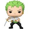 imageOne Piece Roronoa Zoro 1775 Two Sword Style Funko POP Animation Figurine Bundle with HOFSM Protector Case
