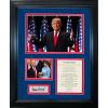 imageFramed Donald Trump 45th POTUS Facsimile Laser Signature Auto 11x14 Photo Sig Collage