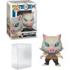 imageInosuke Hashibira 870 Demon Slayer Funko POP Animation Figurine Bundle with HOFSM Protector Case