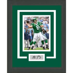imageFramed Aaron Rodgers Laser Engraved Signature Auto New York Jets 11x14 Football Photo