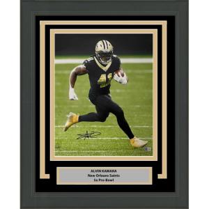 imageFramed AutographedSigned Alvin Kamara New Orleans Saints 16x20 Football Photo Beckett BAS COA 2