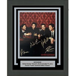 imageFramed AutographedSigned Entourage 4x Cast Adrian Grenier Kevin Connolly Jerry Ferrara Kevin Dillon 8x10 Photo JSA COA