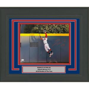 imageFramed AutographedSigned Ronald Acuna Jr Atlanta Braves 16x20 Baseball Photo JSA COA 4
