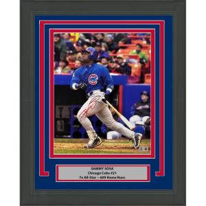 imageFramed AutographedSigned Sammy Sosa Chicago Cubs 11x14 Baseball Photo Beckett BAS COA