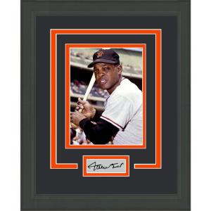 imageFramed Willie Mays Facsimile Laser Engraved Signature Auto San Francisco Giants 11x14 Baseball Photo