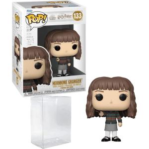 imageHermione Granger with Wand 133 Funko POP Movies Harry Potter Figurine Bundle with HOFSM Protector Case