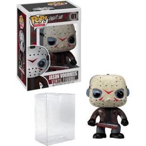 imageJason Voorhees 01 Funko POP Movies Friday the 13th Figurine Bundle with HOFSM Protector Case