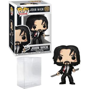 imageJohn Wick 1763 Funko POP Movies Figurine Bundle with HOFSM Protector Case