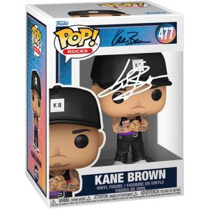 imageKane Brown 477 Facsimile Signed Reprint Laser Autographed Funko POP Rocks Figurine with Protector Case