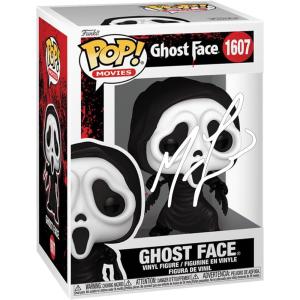 imageMatthew Lillard Ghostface 1607 Scream Facsimile Signed Reprint Laser Autographed Funko POP Movies Figurine with Protector Case