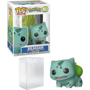 imagePKM Bulbasaur 453 Funko POP Games Figurine Bundle with HOFSM Protector Case