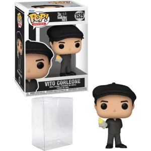 imageVito Corleone 1525 Funko POP Movies The Godfather Part II Figurine Bundle with HOFSM Protector Case