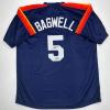imageFacsimile Autographed Jeff Bagwell Houston Blue Reprint Laser Auto Baseball Jersey Size Mens XL