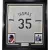 imageFramed AutographedSigned Frank Thomas 33x42 Chicago Grey Baseball Jersey JSA COA
