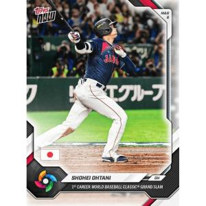 image2026 Topps Now World Baseball Classic Shohei Ohtani WB4 1st Career World Baseball Classic Grand Slam Team Japan Baseball Card