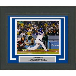 imageFramed AutographedSigned Corey Seager Los Angeles LA Dodgers 16x20 Baseball Photo Fanatics COA