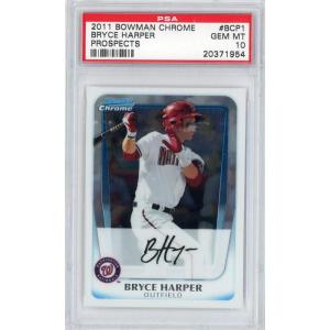 imageGraded 2011 Bowman Chrome Prospects Bryce Harper BCP1 Rookie RC Baseball Card PSA 10 Gem Mint