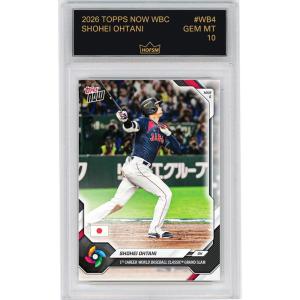 imageGraded 2026 Topps Now World Baseball Classic Shohei Ohtani WB4 1st Career World Baseball Classic Grand Slam Team Japan Baseball Card HOFSM 10 Gem Mint