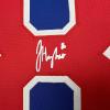imageFacsimile Autographed Jack Hughes United States USA Blue 2026 Reprint Laser Auto Hockey Jersey Size Mens XL