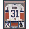 imageFramed AutographedSigned Billy Smith 33x42 New York White Hockey Jersey JSA COA