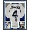 imageFramed AutographedSigned Vincent Lecavalier 2004 SC Champs 35x39 Tampa Bay White Hockey Jersey JSA COA