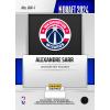 imageHall of Fame Sports Memorabilia  2024 Panini Instant Alex Sarr DN1 NBA Draft Night Washington Wizards Rookie RC Basketball Card