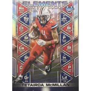 image2024 Topps Bowman Best University Tetairoa McMillan EG5 Elements of the Game Arizona Wildcats Football Card