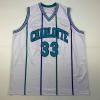 imageAutographedSigned Alonzo Mourning Charlotte White Basketball Jersey JSA COA