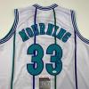 imageAutographedSigned Alonzo Mourning Charlotte White Basketball Jersey JSA COA