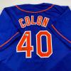 imageAutographedSigned Bartolo Colon New York Blue Baseball Jersey Beckett BAS COA