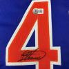 imageAutographedSigned Bartolo Colon New York Blue Baseball Jersey Beckett BAS COA