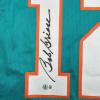 imageAutographedSigned Bob Griese Miami Teal Football Jersey JSA COA