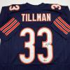 imageAutographedSigned Charles Tillman Peanut Chicago Blue Football Jersey JSA COA