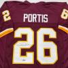 imageAutographedSigned Clinton Portis Washington Burgundy Football Jersey Beckett BAS COA