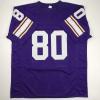 imageAutographedSigned Cris Carter Minnesota Purple Football Jersey JSA COA